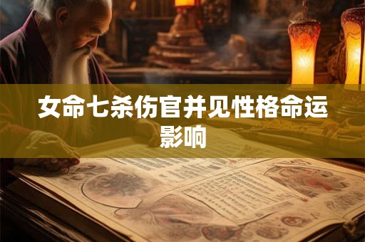 女命七杀伤官并见性格命运影响