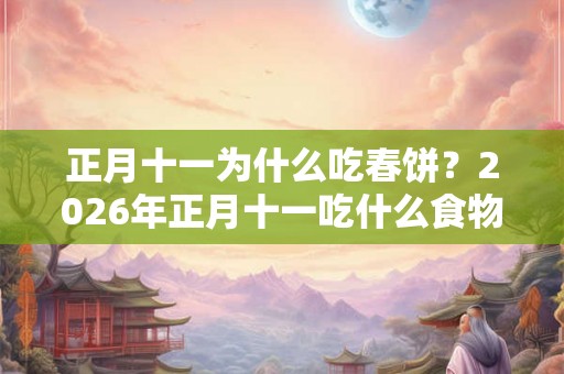 正月十一为什么吃春饼？2026年正月十一吃什么食物