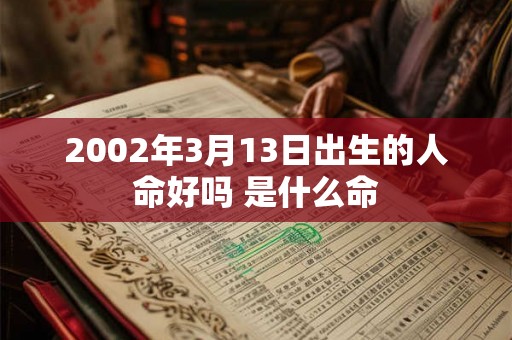 2002年3月13日出生的人命好吗 是什么命