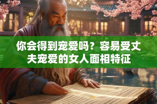 你会得到宠爱吗？容易受丈夫宠爱的女人面相特征