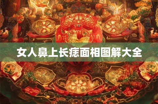 女人鼻上长痣面相图解大全