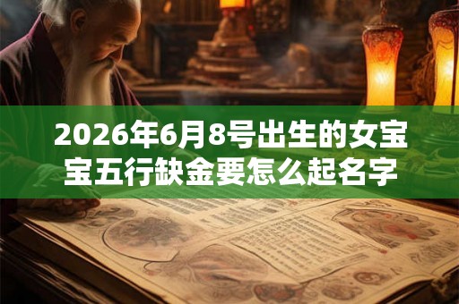 2026年6月8号出生的女宝宝五行缺金要怎么起名字 2026年6月8号出生的女宝宝五行缺金要怎么起名字
