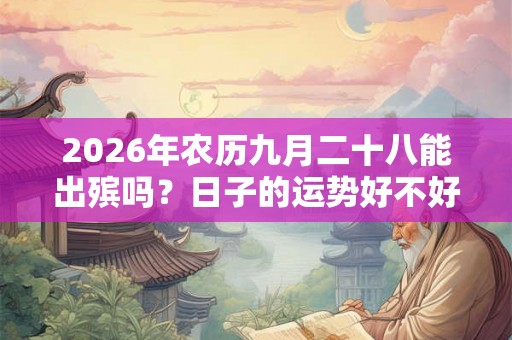 2026年农历九月二十八能出殡吗?日子的运势好不好? 2026年农历九月二十八能出殡吗?日子的运势好不好?