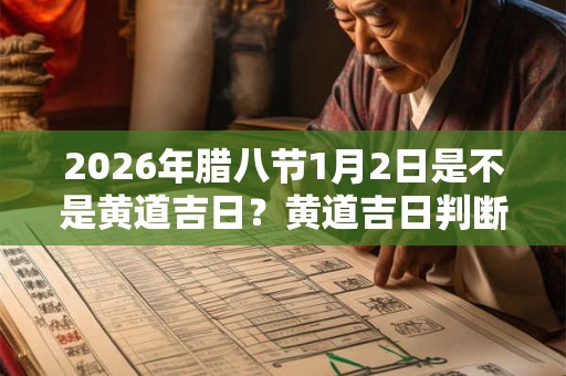 2026年腊八节1月2日是不是黄道吉日？黄道吉日判断方法？