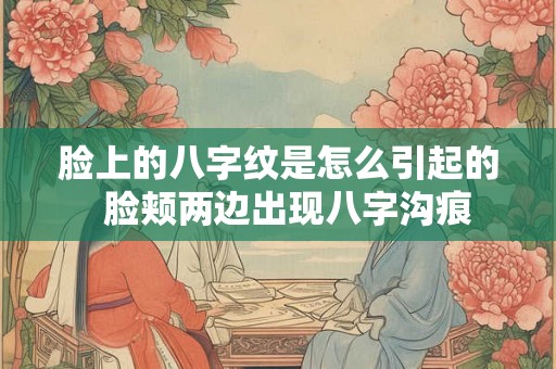 脸上的八字纹是怎么引起的  脸颊两边出现八字沟痕