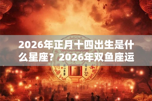 2026年正月十四出生是什么星座？2026年双鱼座运势如何？
