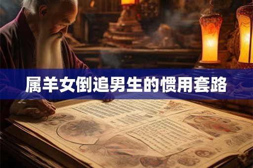 属羊女倒追男生的惯用套路