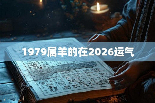1979属羊的在2026运气