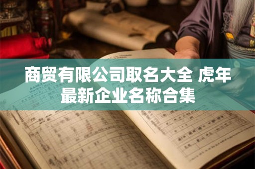 商贸有限公司取名大全 虎年最新企业名称合集 商贸有限公司取名大全 虎年最新企业名称合集