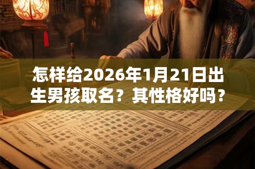 怎样给2026年1月21日出生男孩取名？其性格好吗？