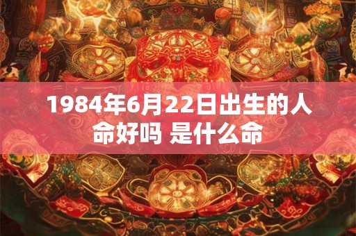 1984年6月22日出生的人命好吗 是什么命 1984年6月22日出生的人命好吗 是什么命