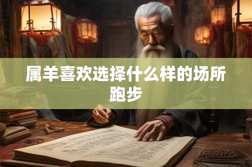 属羊喜欢选择什么样的场所跑步