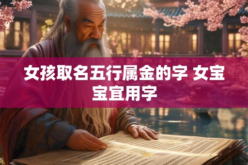 女孩取名五行属金的字 女宝宝宜用字