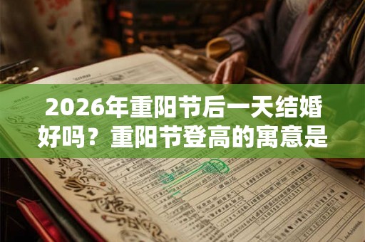 2026年重阳节后一天结婚好吗?重阳节登高的寓意是什么? 2026年重阳节后一天结婚好吗?重阳节登高的寓意是什么?