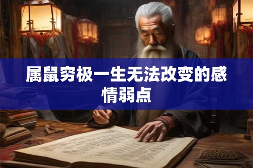 属鼠穷极一生无法改变的感情弱点