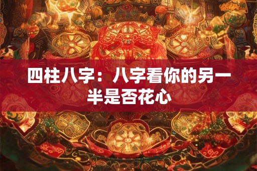 四柱八字：八字看你的另一半是否花心