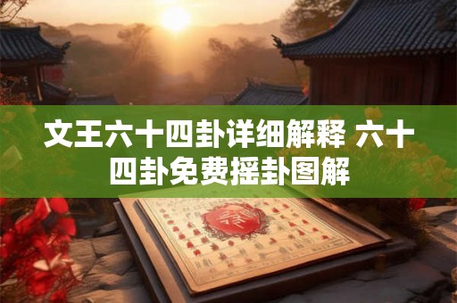 文王六十四卦详细解释 六十四卦免费摇卦图解