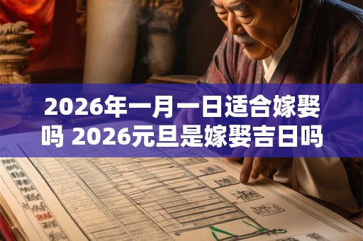 2026年一月一日适合嫁娶吗 2026元旦是嫁娶吉日吗