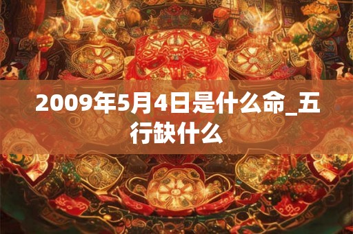 2009年5月4日是什么命_五行缺什么