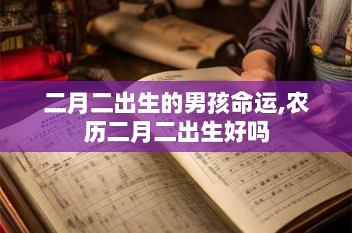 二月二出生的男孩命运,农历二月二出生好吗