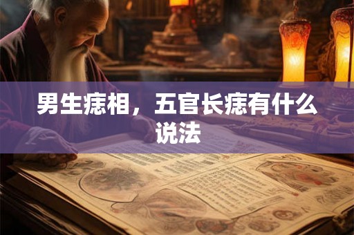 男生痣相，五官长痣有什么说法