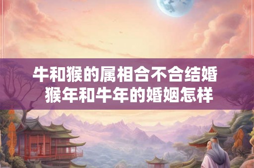 牛和猴的属相合不合结婚  猴年和牛年的婚姻怎样