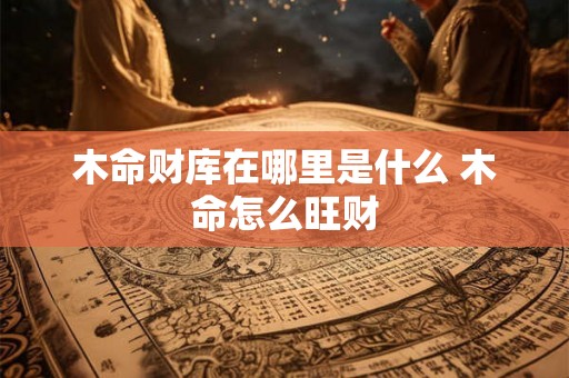 木命财库在哪里是什么 木命怎么旺财