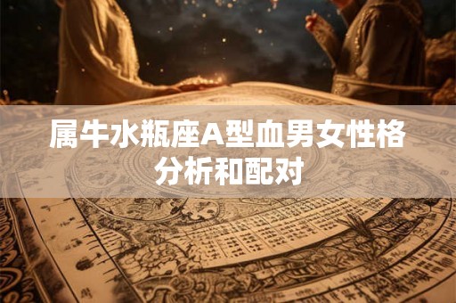 属牛水瓶座A型血男女性格分析和配对