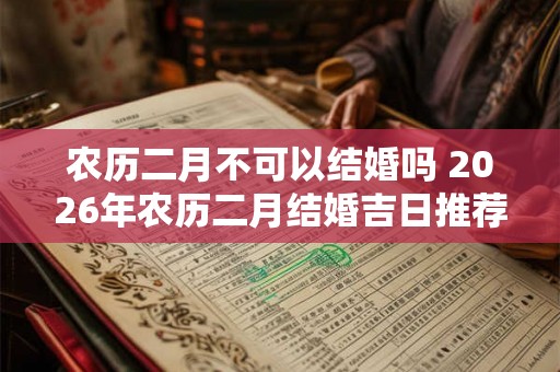 农历二月不可以结婚吗 2026年农历二月结婚吉日推荐 农历二月不可以结婚吗 2026年农历二月结婚吉日推荐
