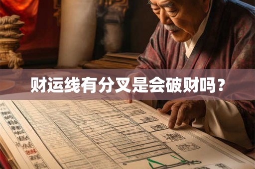 财运线有分叉是会破财吗？