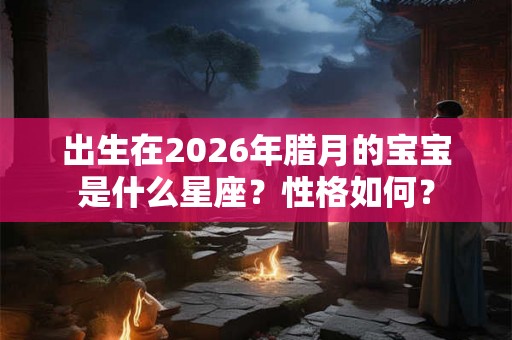 出生在2026年腊月的宝宝是什么星座？性格如何？