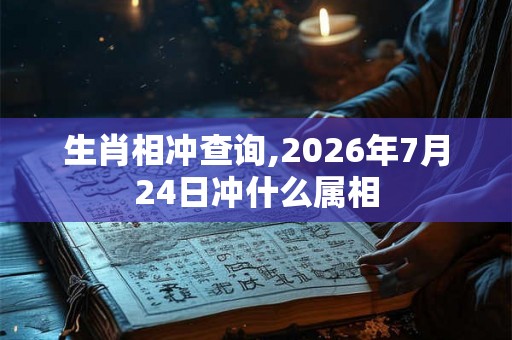 生肖相冲查询,2026年7月24日冲什么属相