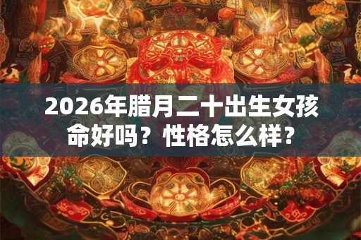 2026年腊月二十出生女孩命好吗？性格怎么样？