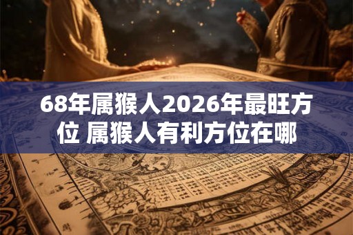 68年属猴人2026年最旺方位 属猴人有利方位在哪