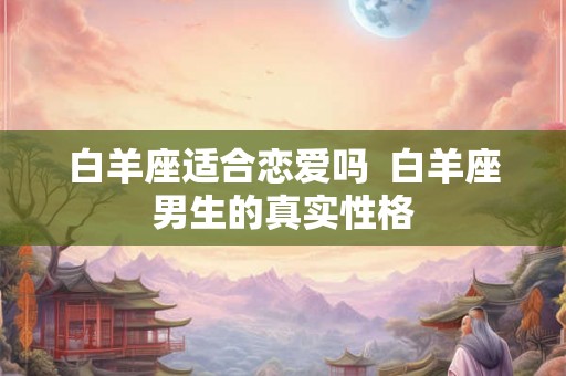 白羊座适合恋爱吗 白羊座男生的真实性格 白羊座适合恋爱吗 白羊座男生的真实性格