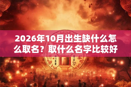 2026年10月出生缺什么怎么取名?取什么名字比较好? 2026年10月出生缺什么怎么取名?取什么名字比较好?