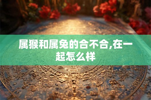 属猴和属兔的合不合,在一起怎么样