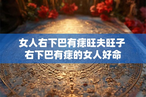 女人右下巴有痣旺夫旺子 右下巴有痣的女人好命