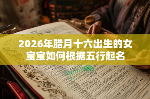 2026年腊月十六出生的女宝宝如何根据五行起名