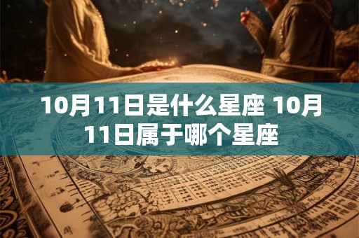 10月11日是什么星座 10月11日属于哪个星座