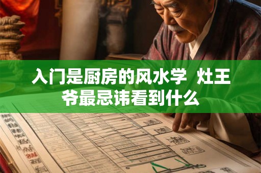 入门是厨房的风水学  灶王爷最忌讳看到什么