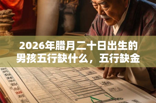 2026年腊月二十日出生的男孩五行缺什么，五行缺金名字推荐