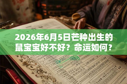 2026年6月5日芒种出生的鼠宝宝好不好?命运如何? 2026年6月5日芒种出生的鼠宝宝好不好?命运如何?