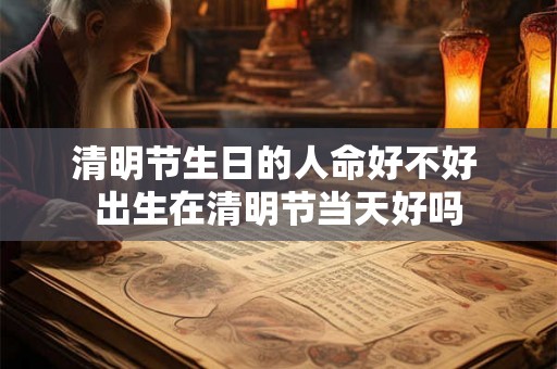 清明节生日的人命好不好 出生在清明节当天好吗