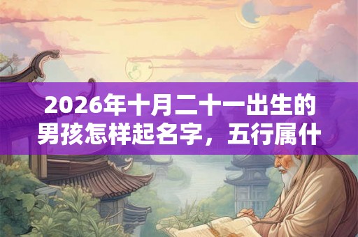 2026年十月二十一出生的男孩怎样起名字,五行属什么 2026年十月二十一出生的男孩怎样起名字,五行属什么
