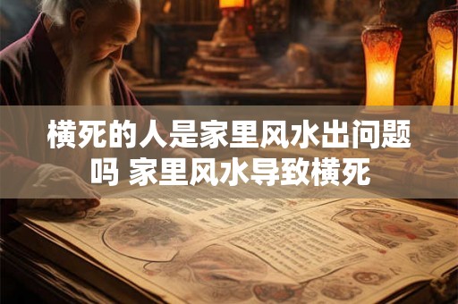 横死的人是家里风水出问题吗 家里风水导致横死