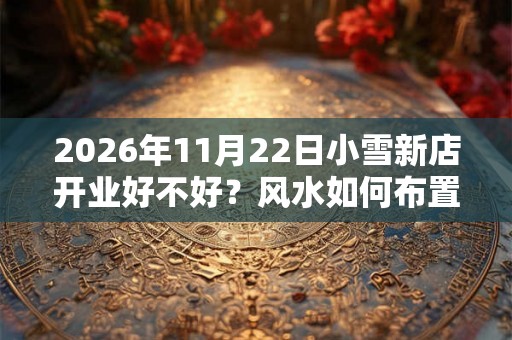2026年11月22日小雪新店开业好不好?风水如何布置? 2026年11月22日小雪新店开业好不好?风水如何布置?