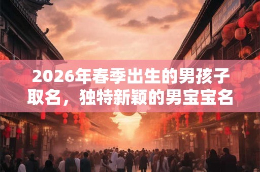 2026年春季出生的男孩子取名，独特新颖的男宝宝名字
