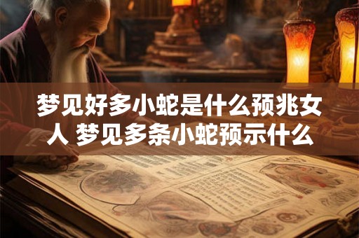 梦见好多小蛇是什么预兆女人 梦见多条小蛇预示什么 梦见好多小蛇是什么预兆女人 梦见多条小蛇预示什么