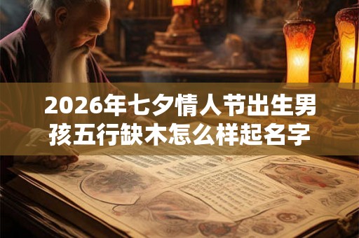 2026年七夕情人节出生男孩五行缺木怎么样起名字